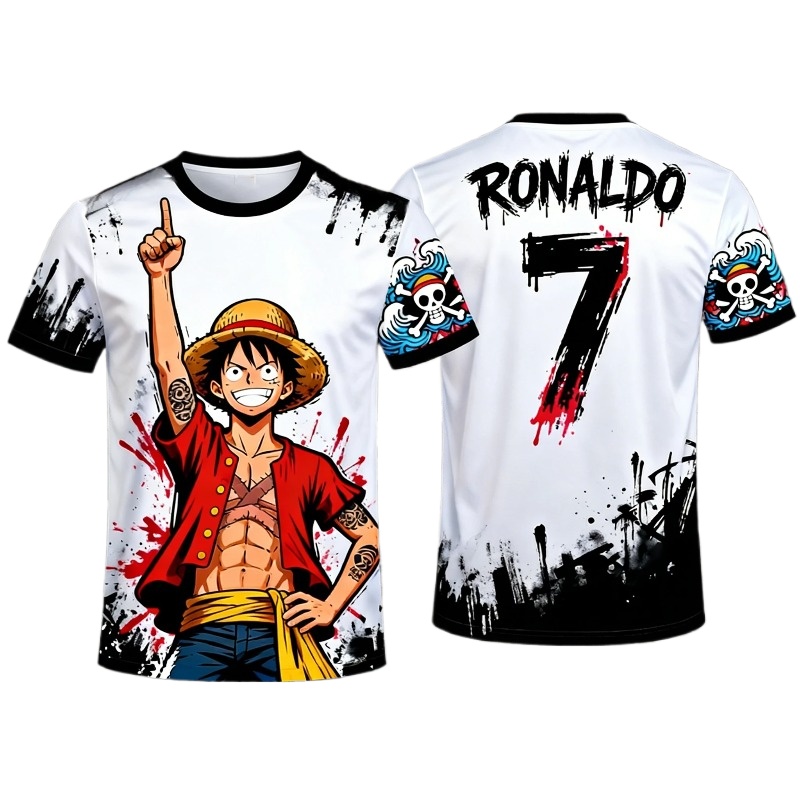 One Piece Luffy No.7 Co-brande - đánh giá và giá Streetwear Brand Jersey