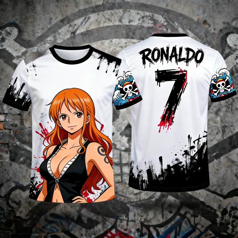 One Piece Luffy No.7 Co-brande - đánh giá và giá Streetwear Brand Jersey