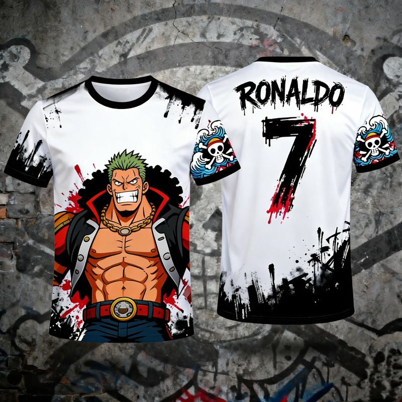 One Piece Luffy No.7 Co-brande - đánh giá và giá Streetwear Brand Jersey