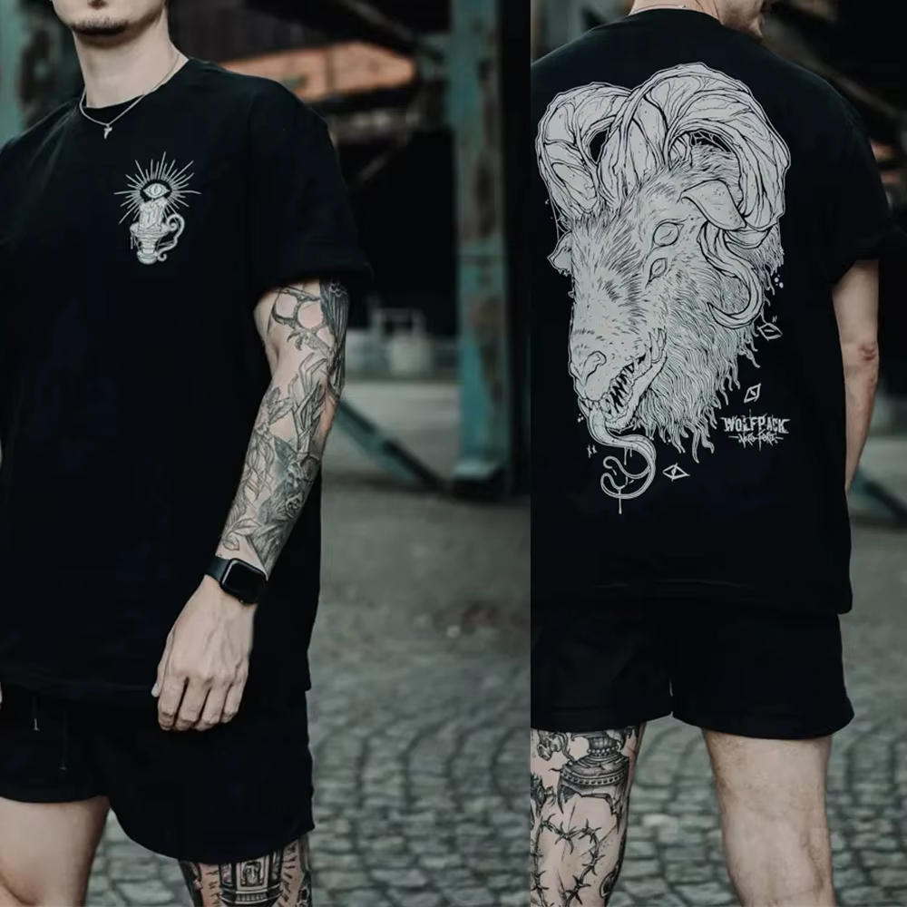THE MOON Cat ​​Tattoo Style Tr - đánh giá và giá Streetwear Brand Cat