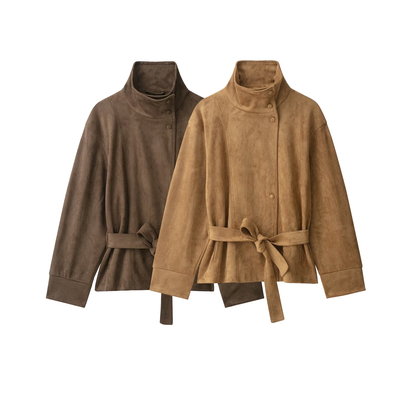 Brown Suede Belt Short Trench  - đánh giá và giá Streetwear Brand Belts