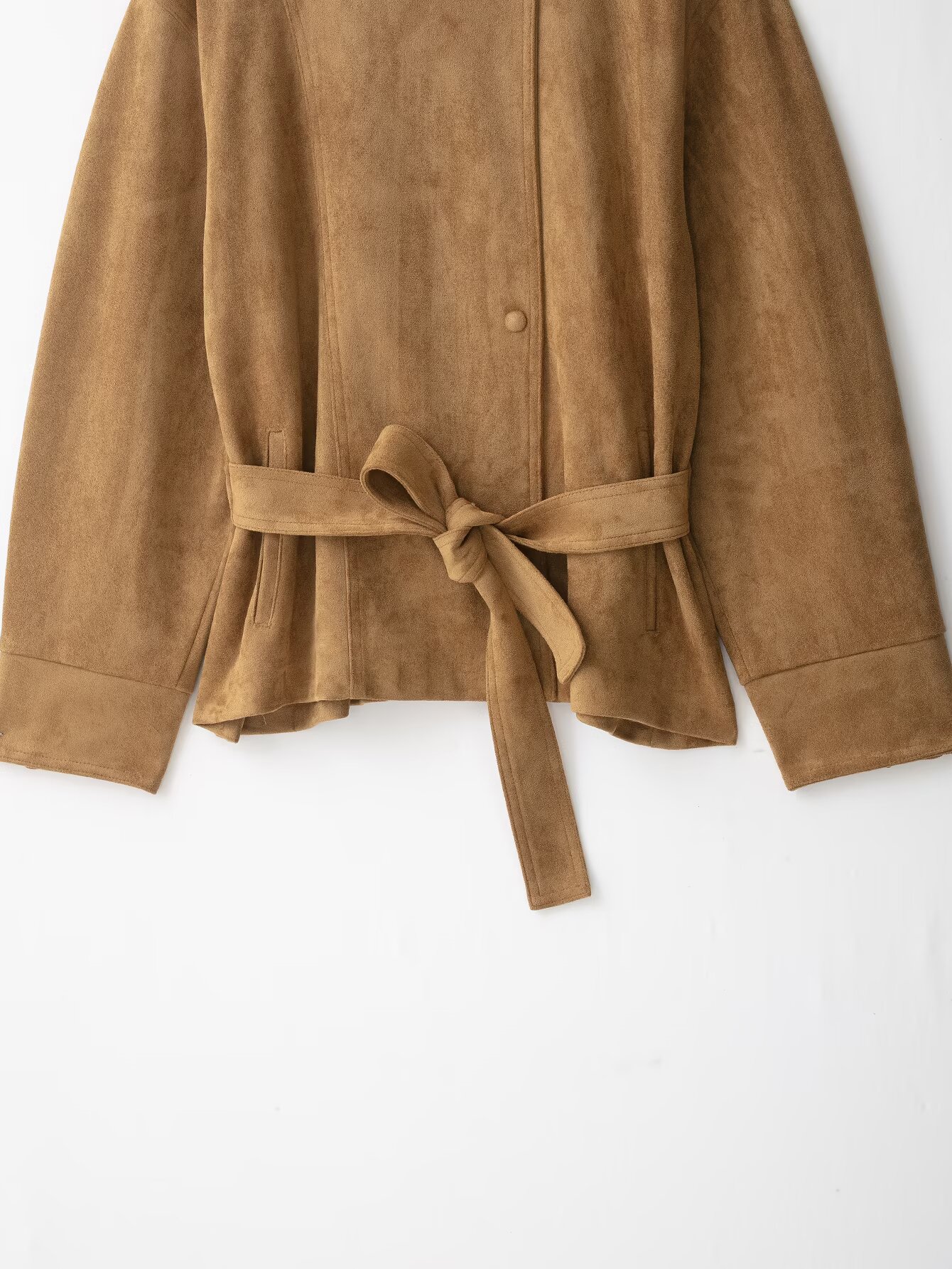Brown Suede Belt Short Trench  - đánh giá và giá Streetwear Brand Belts