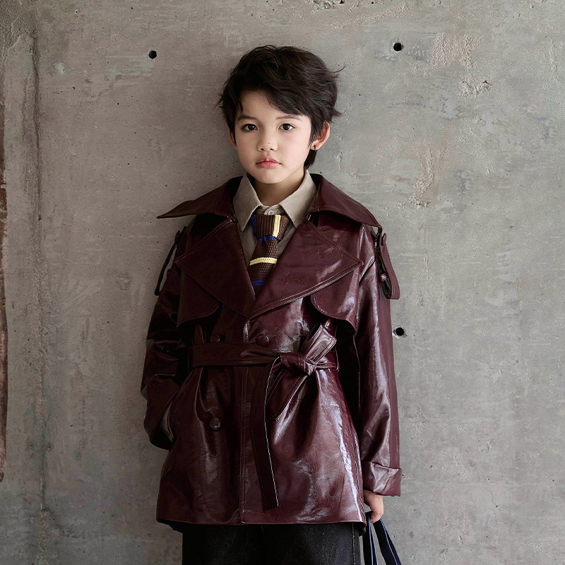Boys Girls Wine Red Black Moto - đánh giá và giá Streetwear Brand Photography